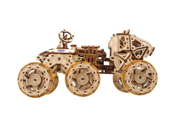 3D drevené mechanické puzzle Mars Rover od Ugears