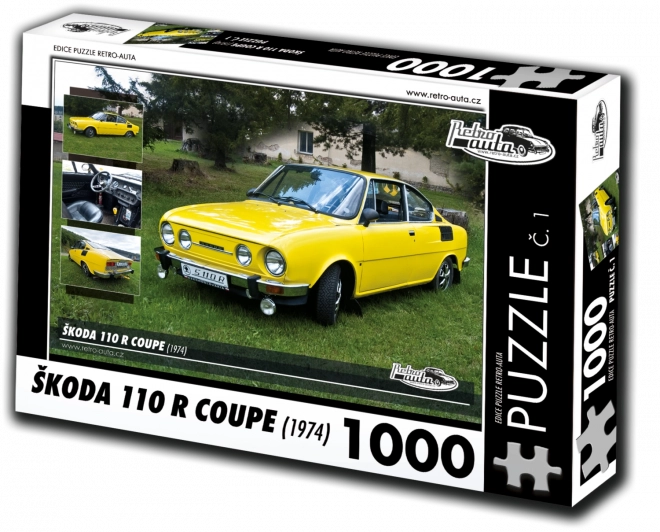 Retro-autá Puzzle Škoda 110 R Coupe (1974) 1000 dielikov