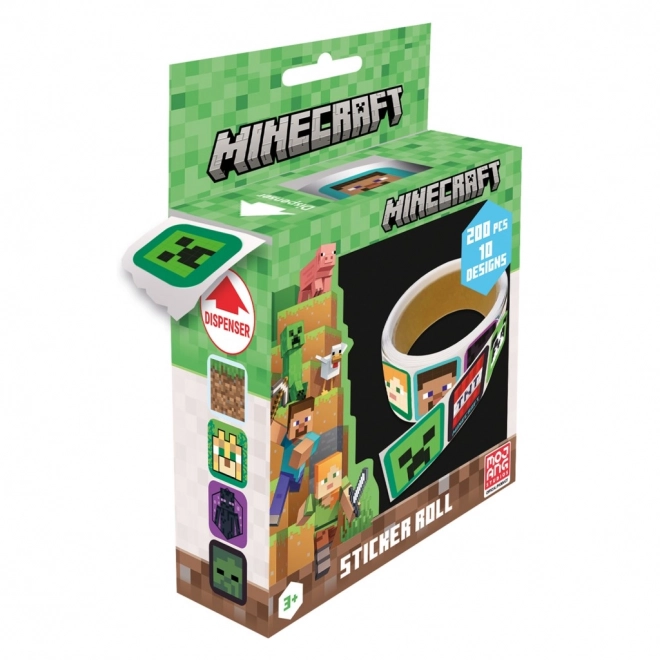 Samolepky MINECRAFT 200 ks