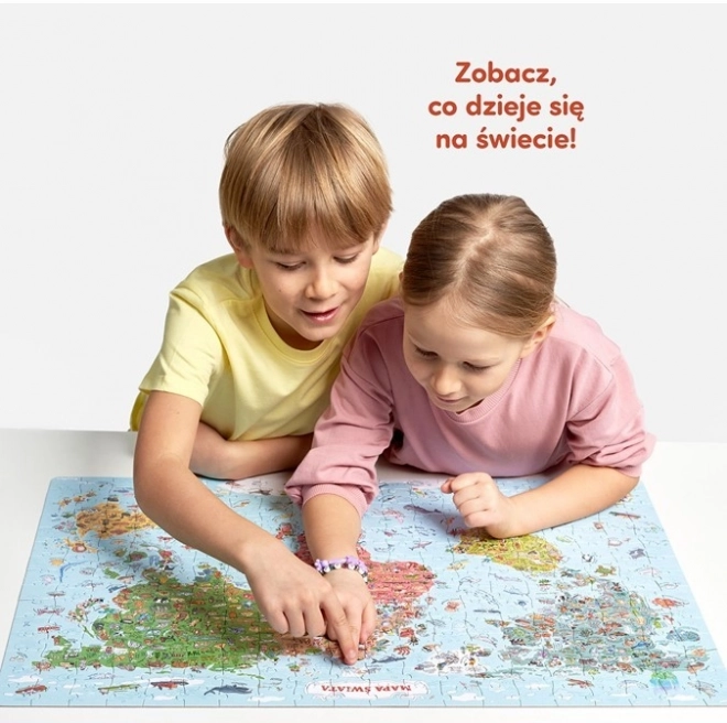 Puzzle objaviteľov - Mapa sveta