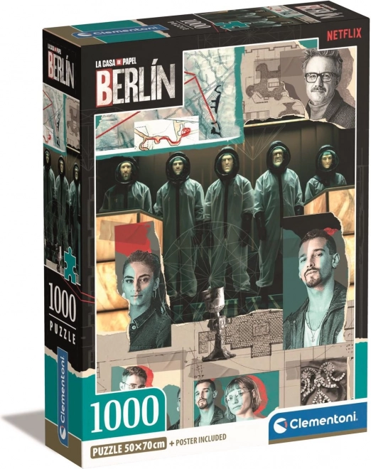 Puzzle La Casa de Papel Berlín: Jdeme do akcie 1000 dielikov