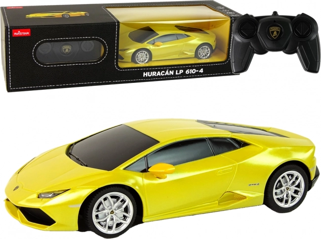 Auto R/C Lamborghini Huracan 1:24 Rastar Žlté