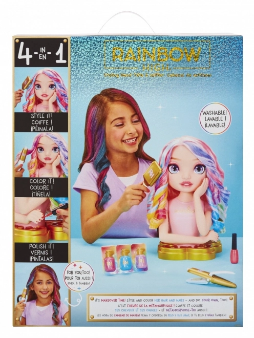 Głava na styling Rainbow High