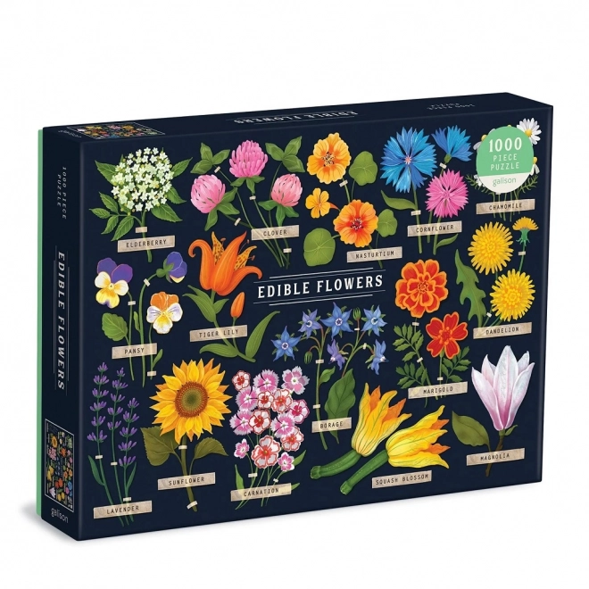 Puzzle Jedlé kvety 1000 dielikov