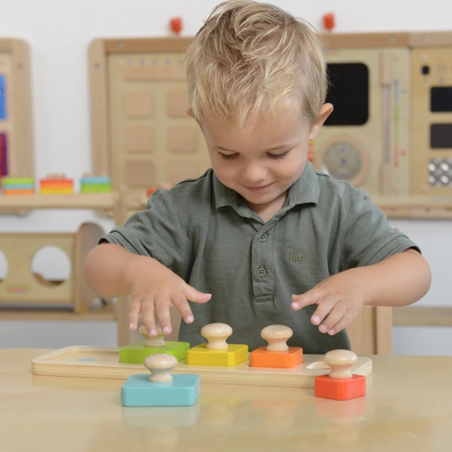 Masterkidz skladačka učenie veľkostí a farieb Montessori