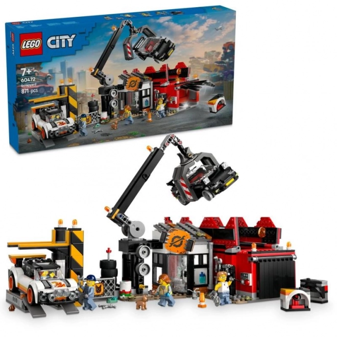 Lego City Autošrotovisko so zberačom áut