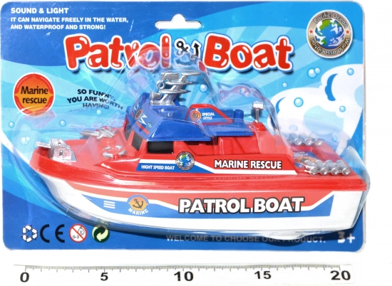 Motorový čln do vody 20 cm na batérie