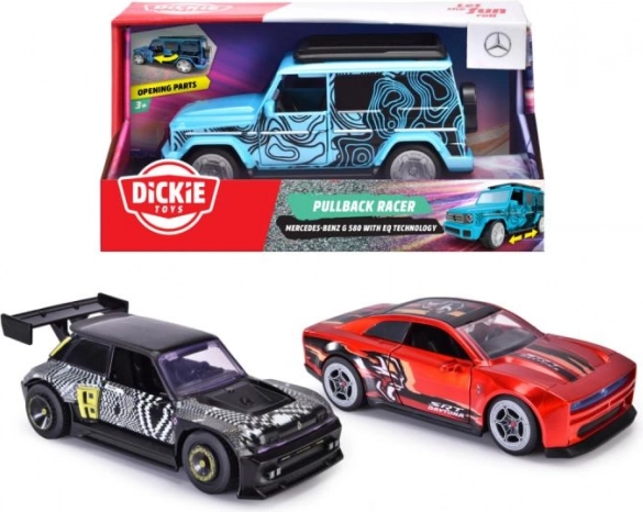 auto na zotrvačník pullback racer 15 cm s otvárateľnými dverami