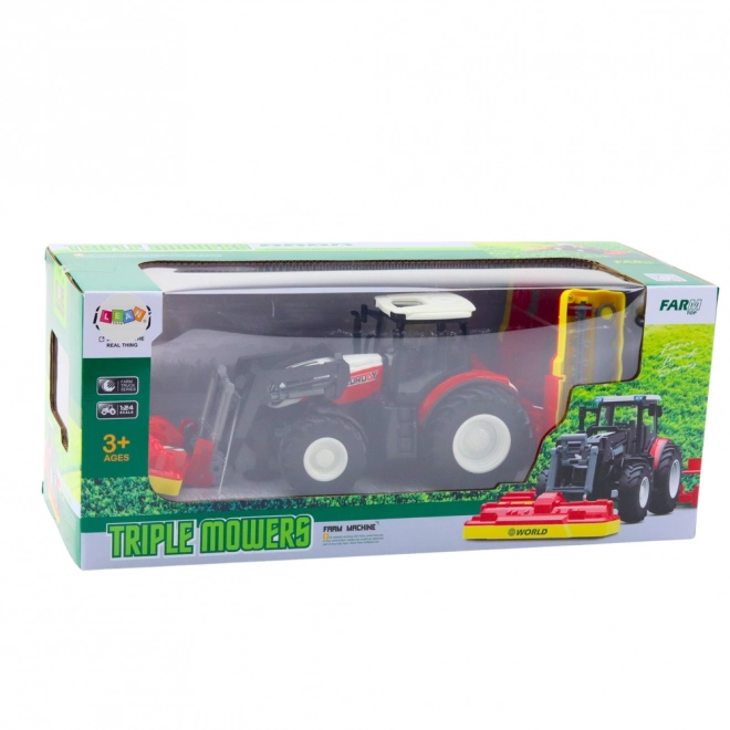 Zábavný RC traktor s kosačkami