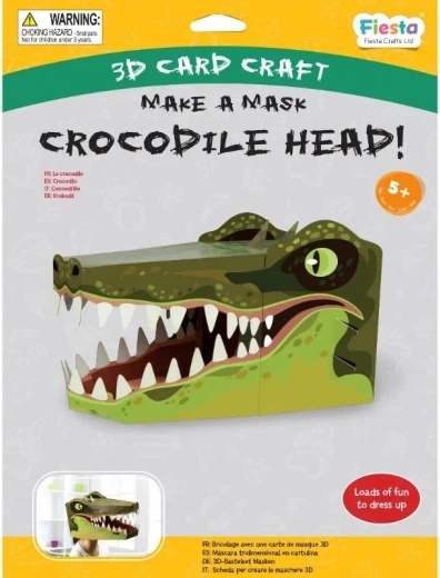 Kreatívna sada 3D maska Krokodíl