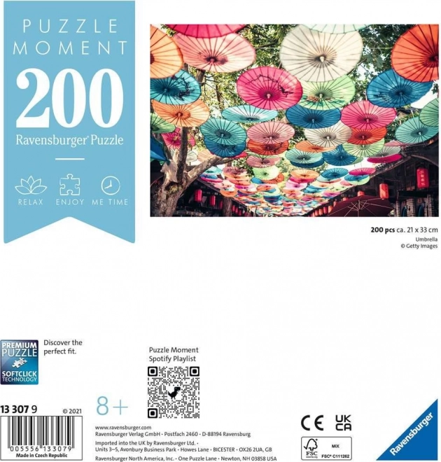 Ravensburger Puzzle Moment: Dáždniky 200 dielikov