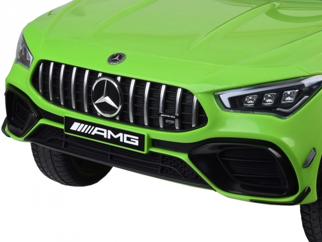 Detské elektrické auto Mercedes AMG CLA 45s s hojdačkovým efektom – Zelená