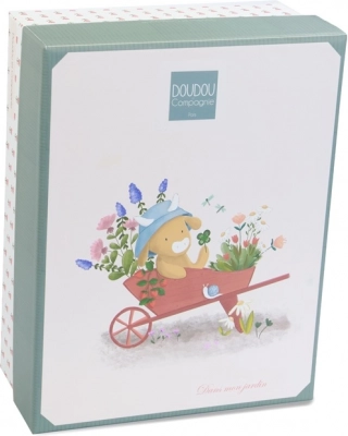 Doudou Darčeková sada Plyšový maznáčik Kravička Aneth 27 cm