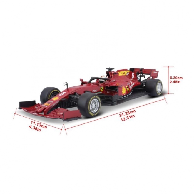 Červené Ferrari SF 1000 1:18 od Bburago