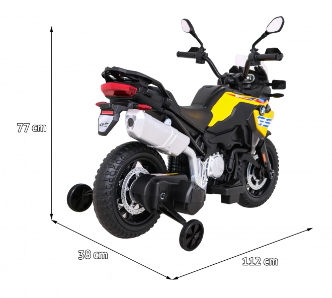 Motor BMW F850 GS na akumulátor pre deti Žltý