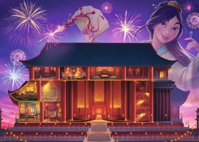 Ravensburger puzzle Disney zámky: Mulan 1000 dielikov