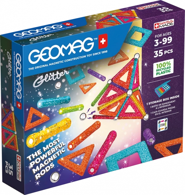 Geomag Glitter 35 dielikov