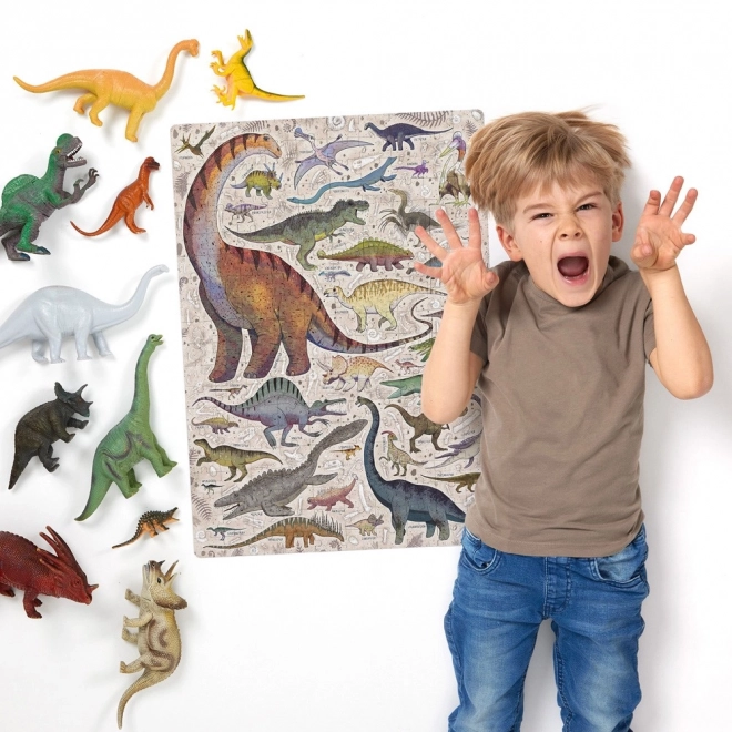 Puzzlove CzuCzu Dinosaury Rodinné Puzzle 200 dielikov