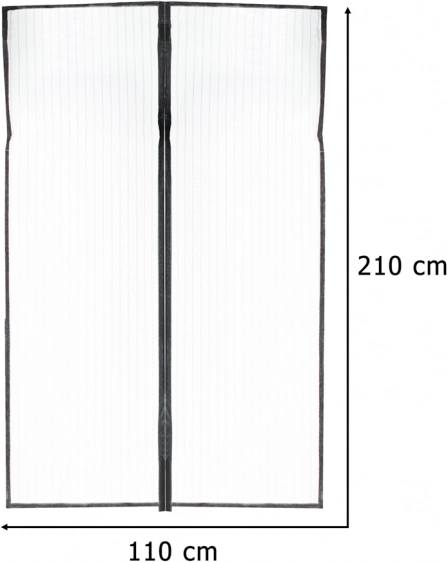 Magnetická sieťka proti hmyzu na dvere 110x210 cm