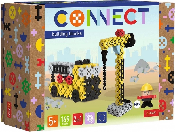 Stavebnica hydraulického autožeriavu Klocki Connect