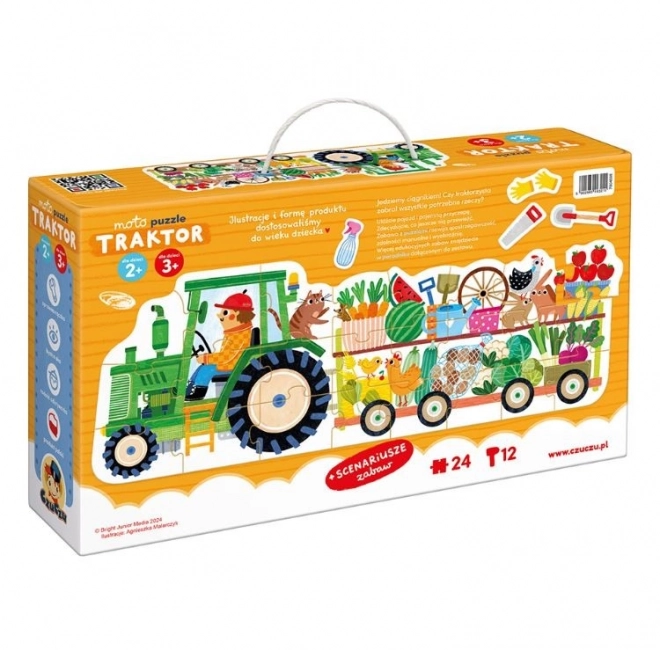 Vláčik Puzzle Traktor