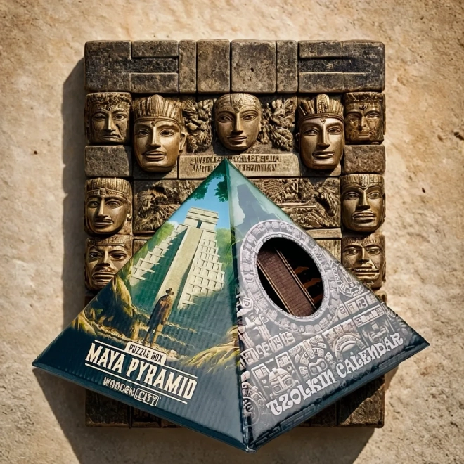 Drevené 3D puzzle Escape Room: Pyramída Maya