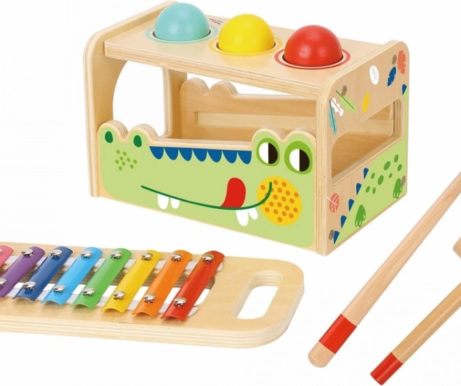 Krokodíl Zatloukačka a Xylofón 2Kids Toys
