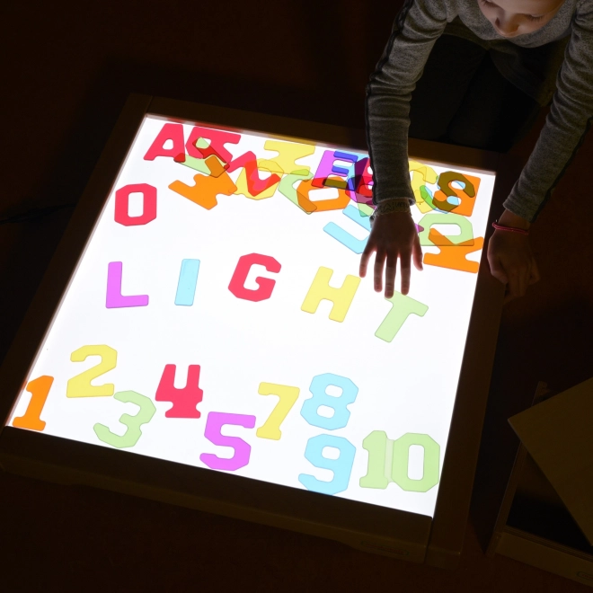 Masterkidz LED panel senzorická bedňa s príslušenstvom