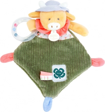 Kravička Aneth s hrkálkou 21 cm - Darčeková sada Doudou