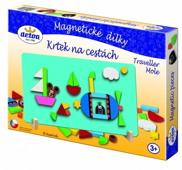 Magnetické puzzle - Krtko