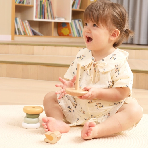 Bezpečné drevené prevedenie pre malé ručičky