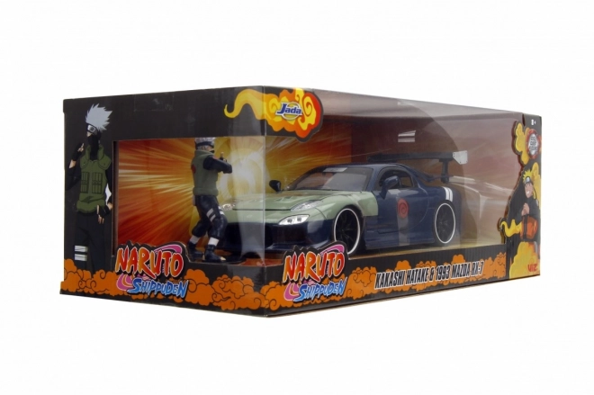 Jada Toys: Naruto - 93 Mazda RX-7 s figúrkou 1:24