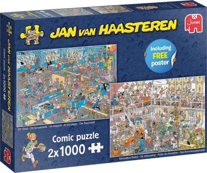 Puzzle Jan van Haasteren - Renovácia a DIY obchod