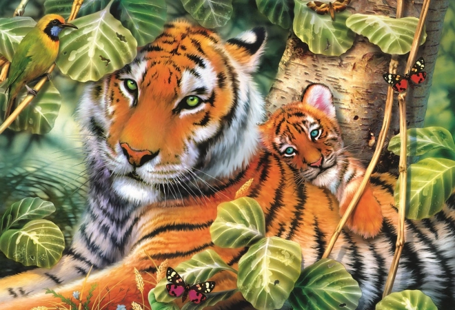 Trefl puzzle Tiger s mláďaťom 1500 dielikov