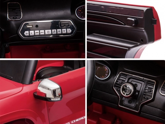Auto na akumulátor Jeep Grand Cherokee – Lakovaná červená
