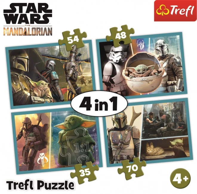 Puzzle Mandalorian a jeho svet 4v1