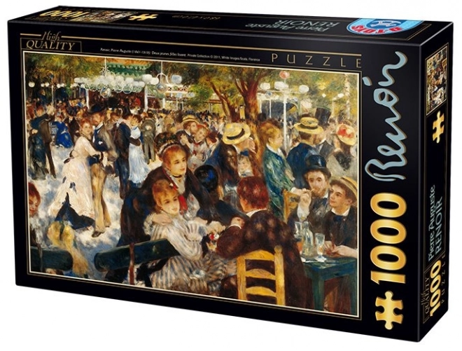 Puzzle Bál v Moulin de la Galette 1000 dielikov