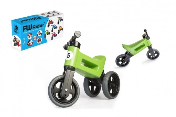 Funny Wheels Rider Sport 2v1 v krabici – Zelené