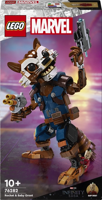 LEGO Marvel Rocket a malý Groot