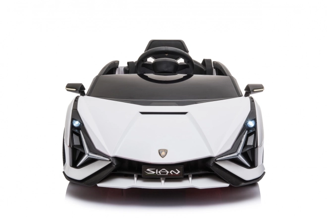 Lamborghini SIAN detské auto na batériu s ovládačom – Biele