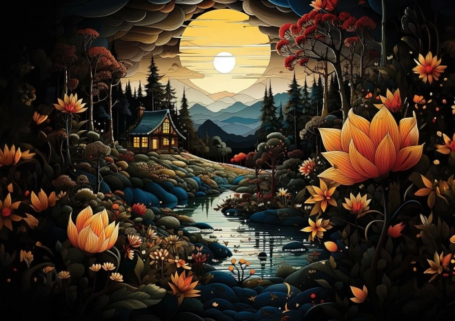 Puzzle Nočné krásky 1000 dielikov
