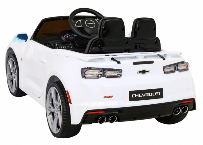 Chevrolet Camaro 2SS s batériou + diaľkové ovládanie + EVA kolesá + ľahké štartovanie + zvuky a osvetlenie – Biela
