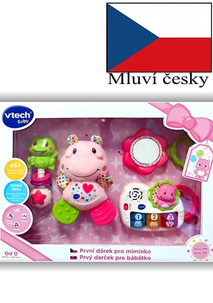 Vtech Prvý darček pre bábätko - ružový – Pre dievčatko