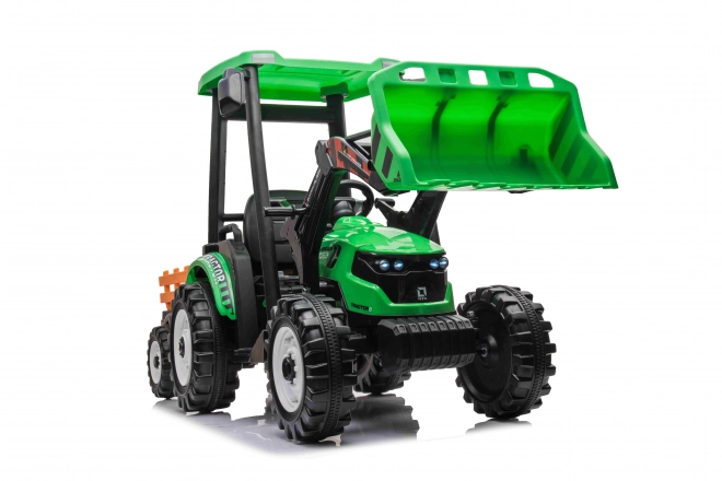 MEGA Traktor D68 s prívesom zelený