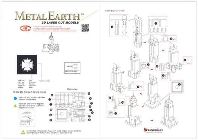 3D puzzle Chrysler Building od Metal Earth