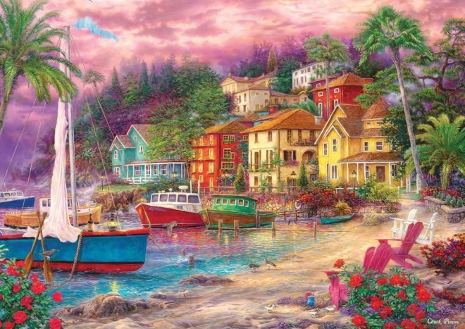Purpurové pobrežie puzzle 3000 dielikov