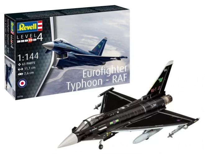 Plastikový model lietadla Eurofighter Typhoon RAF 1/144