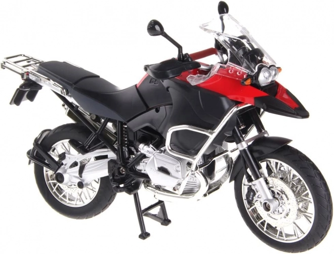 Motorka BMW R 1200 GS červená kovová 1:9 Rastar