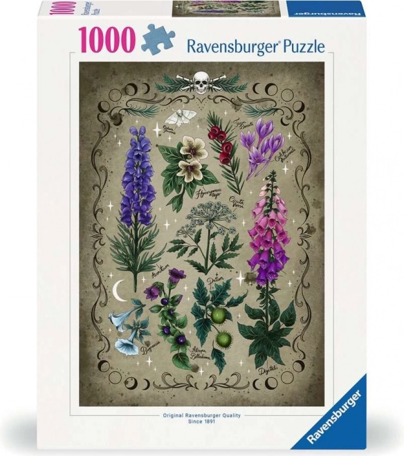 Ravensburger puzzle jedovaté rastliny 1000 dielikov