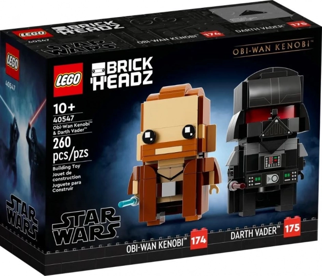 Lego BrickHeadz Obi-Wan Kenobi a Darth Vader
